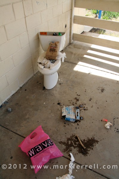 Trash At Salt River Canyon Fort Apache Indian Reservation Trash At Salt River Canyon Fort Apache Indian Reservation