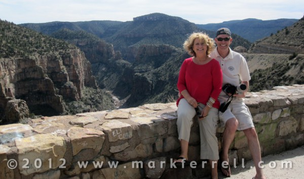 Mark and Rebecca Ferrell at Salt Creek Canyon Mark and Rebecca Ferrell at Salt Creek Canyon